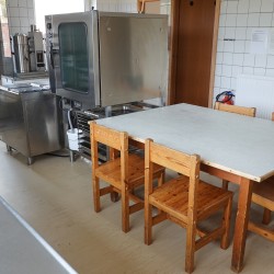 Küche im Freizeitheim Rubjerglejren für Kinder und Jugendliche in Dänemark direkt am Meer