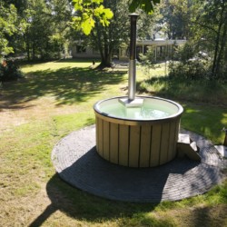 Pool am barrierefreien Ferienhaus für behinderte Menschen in den Niederlanden