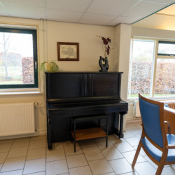 Klavier im niederländischen Gruppenhaus Follenhoegh für behinderte Menschen