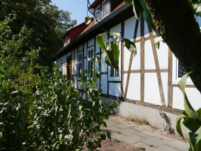 Das Gruppenhaus Burlage in Deutschland von außen.