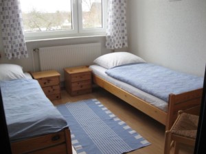 Doppelzimmer im barrierefreien Ferienhaus Kieler Bucht für Menschen mit Handicap