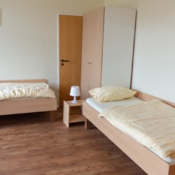 Doppelzimmer im Gruppenhaus Ostseehof für Menschen mit Behinderung