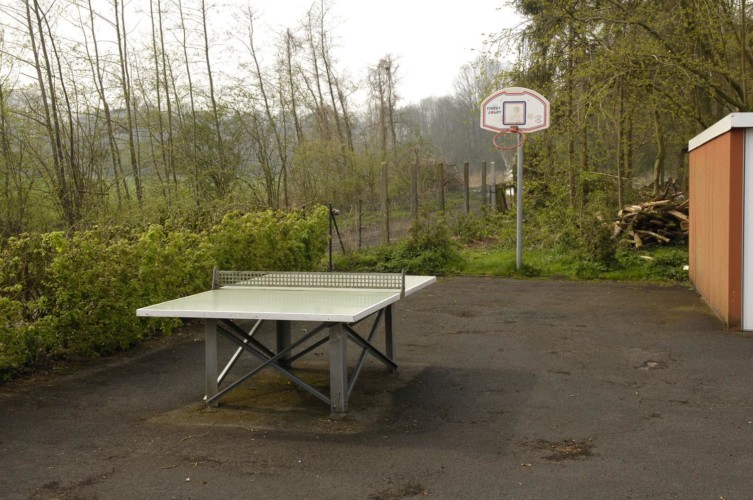 Basketball und Tischtennis am deutschen Freizeitheim Settrup in Niedersachsen.