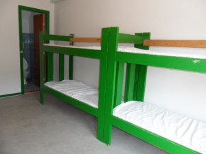 Schlafzimmer im Freizeithaus Ristingegaard in Dänemark.