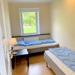 Schlafraum im Freizeitheim Skovly Langeland für Kinder und Jugendliche in Dänemark