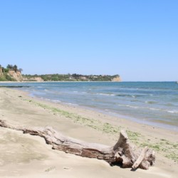 Strand am griechischen Feriencamp für Jugendfreizeiten direkt am Mittelmeer