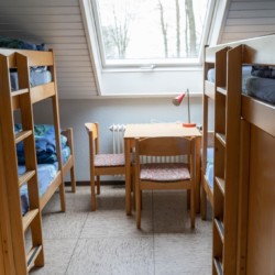 Zimmer im deutschen Kinderfreizeitheim Häger
