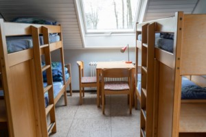 Zimmer im deutschen Kinderfreizeitheim Häger