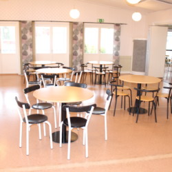 Speisesaal im Haus Ralingsasgarden in Schweden
