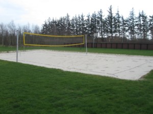 Volleyballfeld am dänischen Freizeitheim Solgården