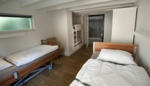 Die Schlafzimmer im Gruppenheim Haus Linde in den Niederlanden.