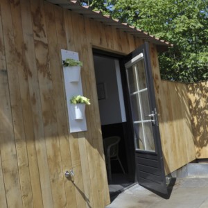 Sauna im barrierefreien Gruppenhaus Linde für Behinderte Menschen in den Niederlanden