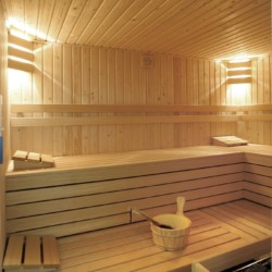 Der Saunabereich im Freizeitheim Linde Plus in den Niederlanden.