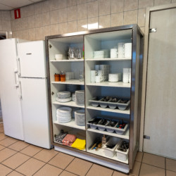 Küche im Freizeitheim Schaapskooi für Kinder und Jugendliche in den Niederlanden