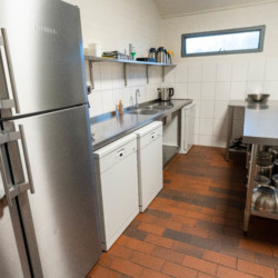Küche im Freizeitheim Schop für Kinder und Jugendliche in den Niederlanden