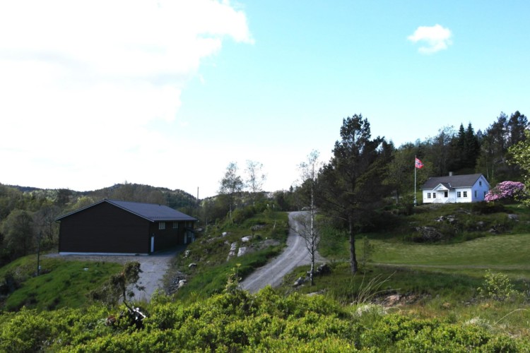 Die Übersicht über das des vom Gruppenhauses Fjelltun Leirsted in Norwegen.