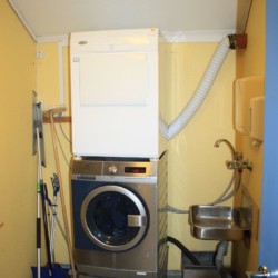 Waschmaschine im Haus Knaben Leirskole in Norwegen