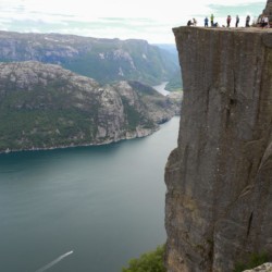 Ein gut zu erreichendes Ausflugsziel vom Gruppenhaus Kvinatun in Norwegen aus.