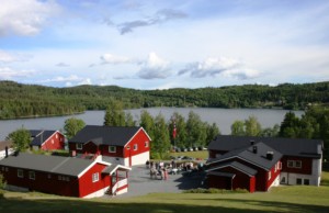 Außenansicht vom norwegischen Gruppenhaus Solsetra Misjonssenter