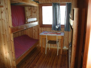 Ein Zimmer im norwegsichen Freizeitheim Undeland.