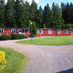 Die Außenansicht des Hauses Berghems in Schweden.