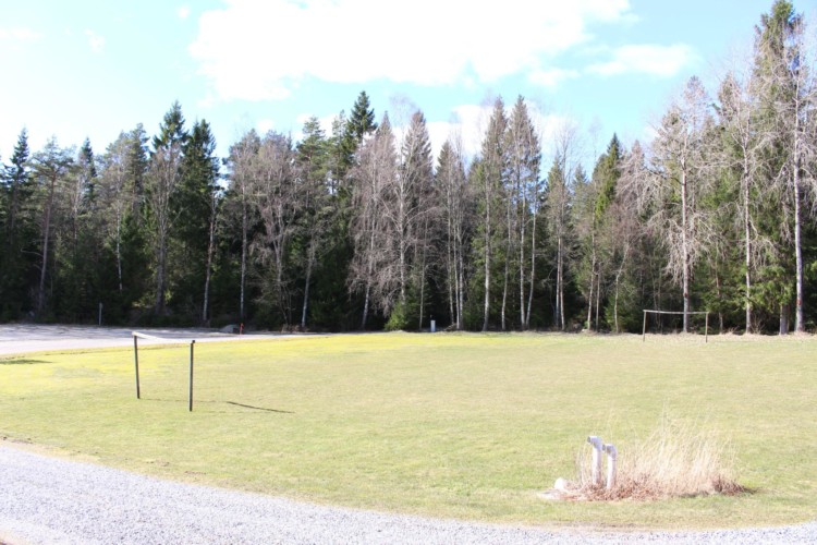 Das Außengelände des Hauses Berghems in Schweden.