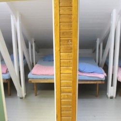 Die Einzelbetten im Freizeithaus Greagarden in Schweden.