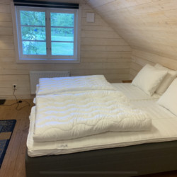 Doppelzimmer im schwedischen Freizeitheim Idrottsgarden direkt am See.