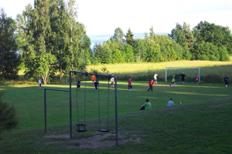 Das Gelände um das Gruppenhaus Munkaskog in Schweden.