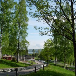 Die Auffahrt zum Gruppenhaus Ralingsåsgården in Schweden.