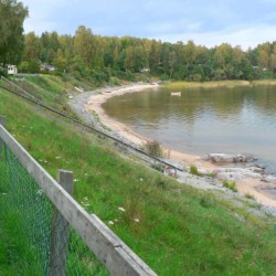 Badestelle am schwedischen Freizeitheim Rörviksgården für Jugendfreizeiten