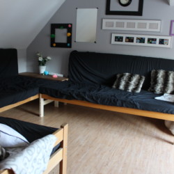 Schlafraum im Freizeitheim Tygegarden für Kinder und Jugendliche in Schweden