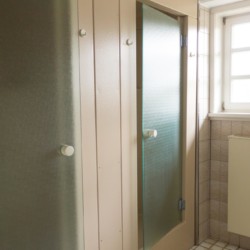 Die Duschen im Freizeitheim Largesberg.