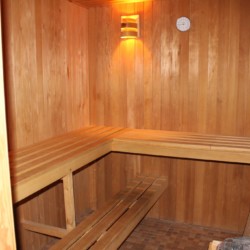 Die Sauna im Gruppenhaus Largesberg.