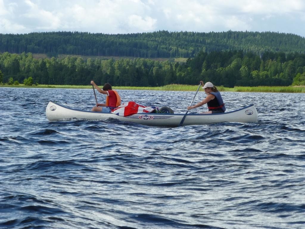 Das Kanuwandern Värmland in Schweden.