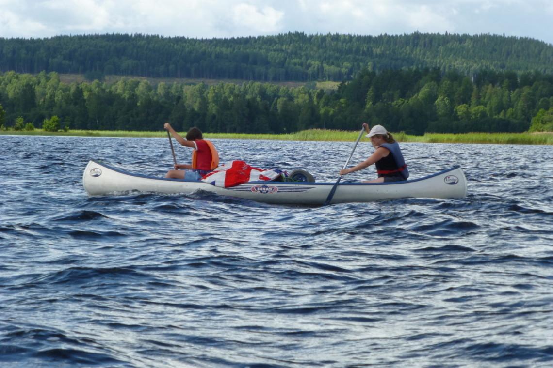 Das Kanuwandern Värmland in Schweden.