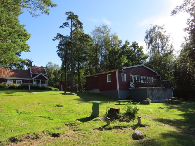 Das Freizeithaus für Gruppen Bovik Lägergård in Schweden.