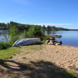 Kanus des Freizeithauses Bovik Lägergård in Schweden.