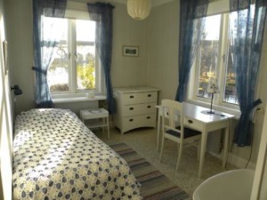 Zimmer im schwedischen Gruppenhaus Kåfalla Herrgård am See für Kinderfreizeiten