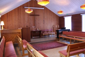 Kapelle im schwedischen Ferienhof Skoglundsgarden für Kinderfreizeiten