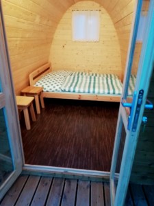 Ein Doppelzimmer im Freizeitheim Ljutomer in Slowenien.