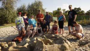 GRC2 Strand am griechischen Feriencamp Strandlodge direkt am Mittelmeer für Menschen mit Behinderung
