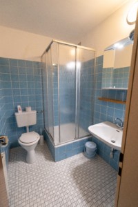 Badezimmer im Winterberger Tor im Sauerland für behinderte Menschen und Rollstuhlfahrer