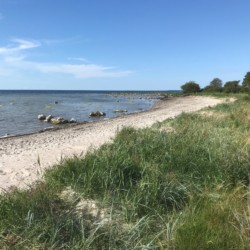Strand am Freizeitheim für Jugendgruppen in Schweden auf Gotland
