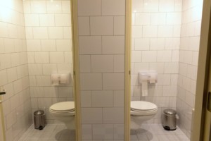 WC im niederländischen Gruppenhaus Nieuwe Brug