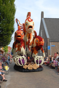 Blumenparade in den Niederlanden