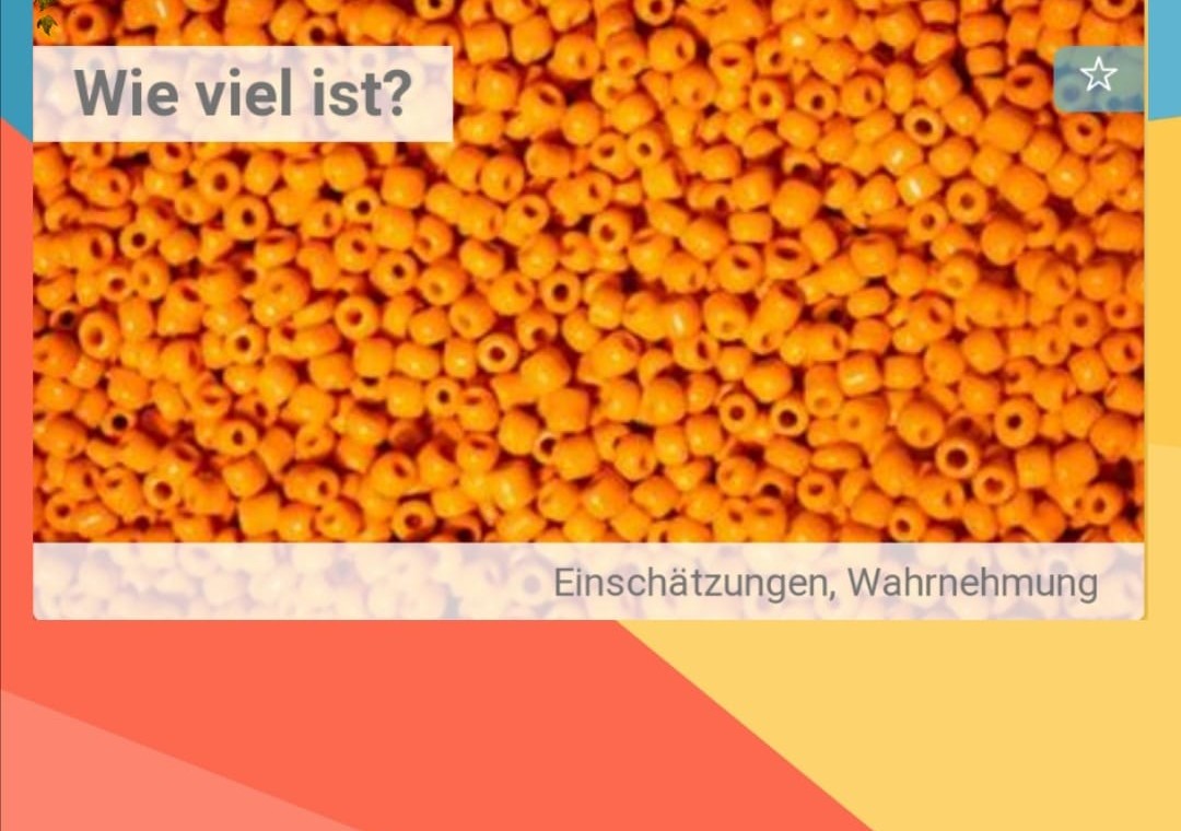 Spiel 4 der Herbstspielekette von mySuricate: "Wie viel ist?"