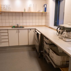 Gruppenküche im dänsichen Freizeitheim Skovhuset