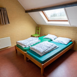 Schlafraum im Freizeitheim Jozefhoeve für Kinder und Jugendliche in den Niederlanden