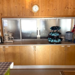 Küche im Freizeitheim Gausdal in Norwegen für Kinder und Jugendliche